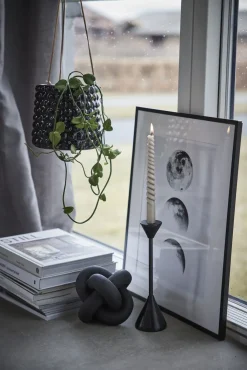 Lene Bjerre - Serafina dekoration Knude H13 cm. sort