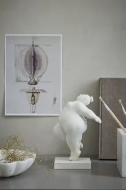 Lene Bjerre - Serafina kvinde figur H23 cm. hvid