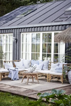 Lene Bjerre - Shella dekorationsvase H23 cm. hvid