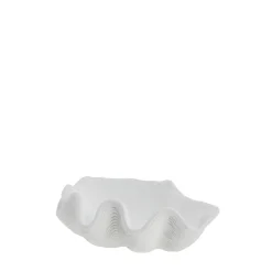 Lene Bjerre - Shella muslingeskål 25x18,5 cm. hvid hvid