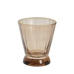 Lene Bjerre - Sisia fyrfadsstage H8,5 cm. gyldenbrun