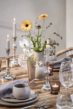 Lene Bjerre - Sisia fyrfadsstage H8,5 cm. Gammelrosa