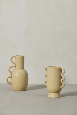 Lene Bjerre - Suselle vase H25,5 cm. lysegul