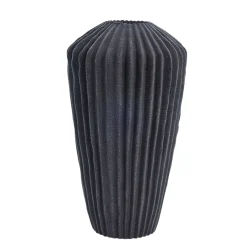 Lene Bjerre - Susia vase H26,5 cm. mørkegrå