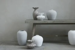 Lene Bjerre - Susille vase H14 cm. sand