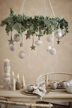 Lene Bjerre - Travina lysestage 11,5 cm. sand marmor