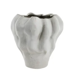 Lene Bjerre - Viola vase i stentøj 33x33 cm. hvid