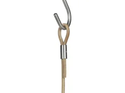 LindDNA bøjlestang - Swing 80 cm (nature oak/nature lether cord)