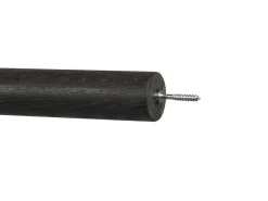 LindDNA bøjlestang - Wall swing 50 cm - Sort med sort læderstrop