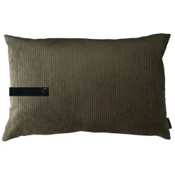 Louise Smærup - Pude, corduroy - Army (40x60 cm.)