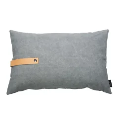 Louise Smærup pude - Grå pude i canvas 60 x 40