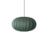 Made By Hand - Pendellampe - Knit-Wit 57 Oval Pendant - Tweed Green