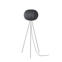 Made By Hand - Gulvlampe - Knit-Wit 45 Round Floor High - Black