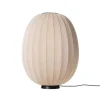 Made By Hand - Gulvlampe - Knit-Wit 65 High Oval Floor Level - Sand Stone