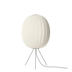 Made By Hand - Gulvlampe - Knit-Wit 65 High Oval Floor Medium - Pearl White