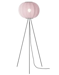 Made By Hand - Gulvlampe - Knit-Wit 45 Round Floor High - Light Pink