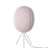Made By Hand - Gulvlampe - Knit-Wit 65 High Oval Floor Medium - Light Pink