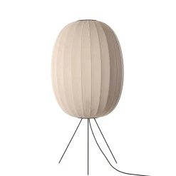 Made By Hand - Gulvlampe - Knit-Wit 65 High Oval Floor Medium - Sand Stone