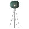 Made By Hand - Gulvlampe - Knit-Wit 60 Round Floor High - Tweed Green
