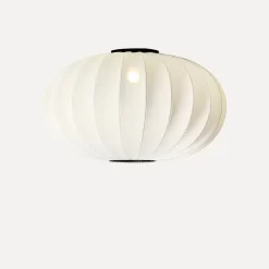 Made By Hand - Loftlampe - Knit-Wit 76 Oval Ceiling/Wall - Pearl White