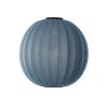 Made By Hand - Loftlampe - Knit-Wit 75 Round Ceiling - Blue Stone