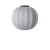 Made By Hand - Loftlampe - Knit-Wit 60 Round Ceiling - Silver