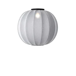 Made By Hand - Loftlampe - Knit-Wit 60 Round Ceiling - Silver