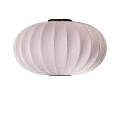 Made By Hand - Loftlampe - Knit-Wit 76 Oval Ceiling/Wall - Light Pink