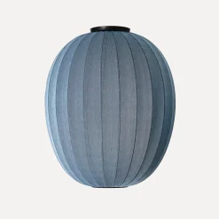 Made By Hand - Loftlampe - Knit-Wit 65 High Oval Ceiling - Blue Stone