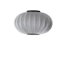 Made By Hand - Loftlampe - Knit-Wit 57 Oval Ceiling/Wall - Silver