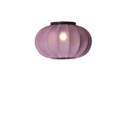 Made By Hand - Loftlampe/Væglampe - Knit-Wit 45 Oval Ceiling/Wall - Burgundy
