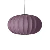 Made By Hand - Pendel - Knit-Wit 76 Oval Pendant LED - Burgundy