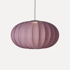 Made By Hand - Pendel - Knit-Wit 76 Oval Pendant LED - Burgundy