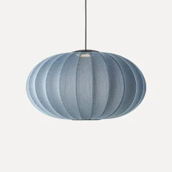Made By Hand - Pendel - Knit-Wit 76 Oval Pendant LED - Blue Stone