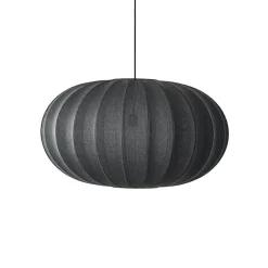 Made By Hand - Pendel - Knit-Wit 76 Oval Pendant - Black