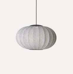 Made By Hand - Pendel - Knit-Wit 57 Oval LED - Anniversary Glitter Silver