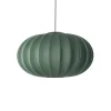 Made By Hand - Pendel - Knit-Wit 76 Oval Pendant LED - Tweed Green