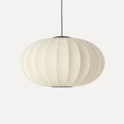 Made By Hand - Pendel - Knit-Wit 76 Oval Pendant LED - Pearl White