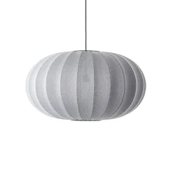 Made By Hand - Pendel - Knit-Wit 76 Oval Pendant - Silver