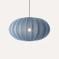 Made By Hand - Pendel - Knit-Wit 76 Oval Pendant - Blue Stone