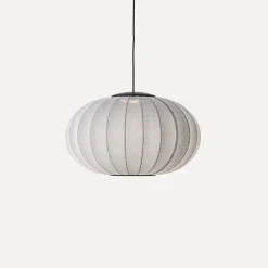 Made By Hand - Pendel - Knit-Wit 57 Oval Pendant LED - Silver