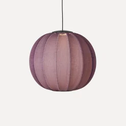 Made By Hand - Pendellampe - Knit-Wit 60 Round Pendant LED - Burgundy