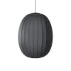 Made By Hand - Pendellampe - Knit-Wit 65 High Oval Pendant LED - Black