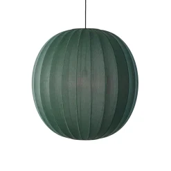 Made By Hand - Pendellampe - Knit-Wit 75 Round Pendant - Tweed Green