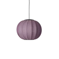 Made By Hand - Pendellampe - Knit-Wit 45 Round Pendant LED - Burgundy