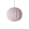 Made By Hand - Pendellampe - Knit-Wit 60 Round Pendant - Light Pink