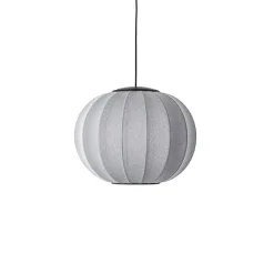 Made By Hand - Pendellampe - Knit-Wit 45 Round Pendant LED - Silver