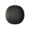Made By Hand - Pendellamper - Knit-Wit 75 Round Pendant - Black