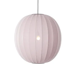 Made By Hand - Pendellampe - Knit-Wit 75 Round Pendant - Light Pink
