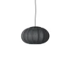 Made By Hand - Pendellampe - Knit-Wit 45 Oval Pendant LED - Black